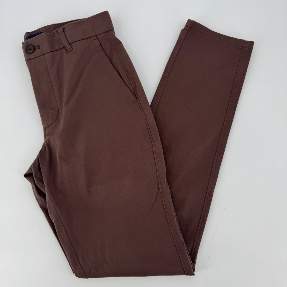 Everlane‎ Uniform Slim Fit Brown Pants Men's 28x32 Cotton Stretch